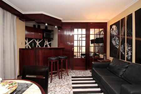Sala de apartamento para alugar com 1 quarto, 40m² em Higienópolis, São Paulo