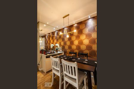 Sala de Jantar de apartamento à venda com 2 quartos, 60m² em Campestre, Santo André