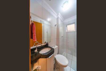 Banheiro de apartamento à venda com 3 quartos, 132m² em Vila Floresta, Santo André