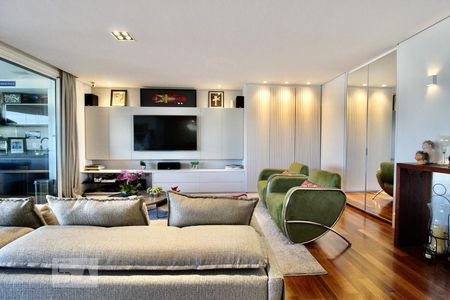 Sala de apartamento à venda com 3 quartos, 183m² em Campo Belo, São Paulo