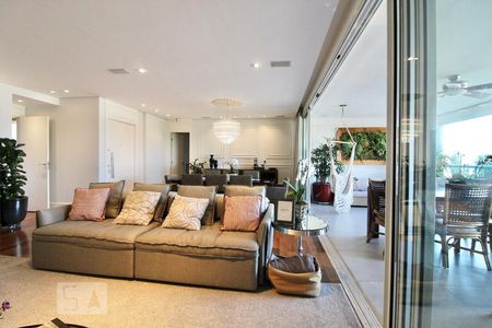 Sala de apartamento à venda com 3 quartos, 183m² em Campo Belo, São Paulo