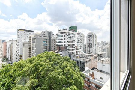 Sala - Vista de apartamento à venda com 1 quarto, 40m² em Consolação, São Paulo