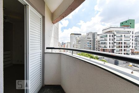 Quarto - Varanda de apartamento à venda com 1 quarto, 40m² em Consolação, São Paulo