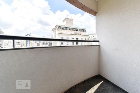 Quarto - Varanda de apartamento à venda com 1 quarto, 40m² em Consolação, São Paulo