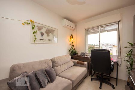 Sala  de apartamento à venda com 1 quarto, 39m² em São Sebastião, Porto Alegre