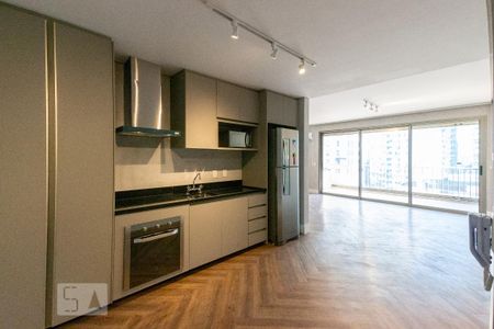 Cozinha de kitnet/studio à venda com 1 quarto, 61m² em Itaim Bibi, São Paulo