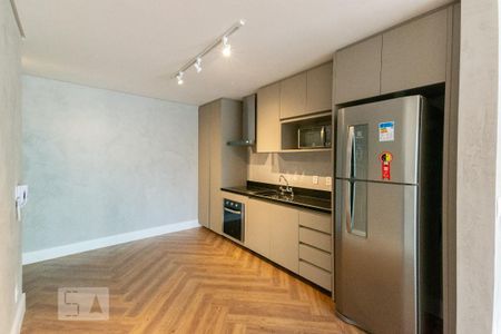 Cozinha de kitnet/studio à venda com 1 quarto, 61m² em Itaim Bibi, São Paulo