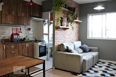 Sala de apartamento à venda com 1 quarto, 33m² em Barra Funda, São Paulo