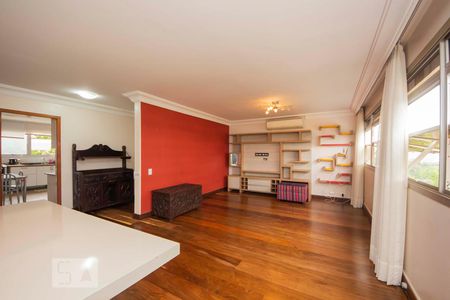Sala  de apartamento à venda com 3 quartos, 136m² em Petrópolis, Porto Alegre