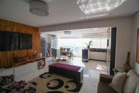Sala de Estar de apartamento à venda com 3 quartos, 132m² em Parque São Jorge, São Paulo