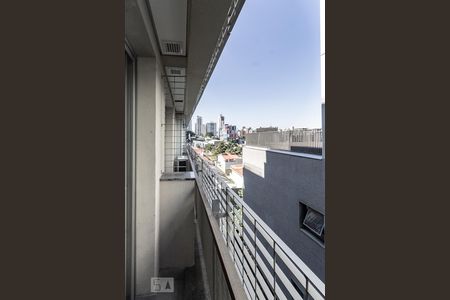 Apartamento para alugar com 52m², 1 quarto e 2 vagasVaranda do quarto