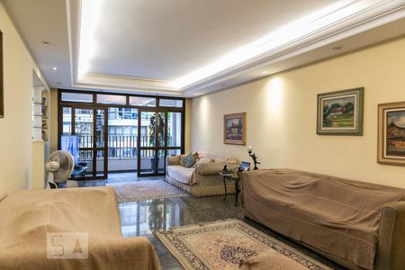 Sala de apartamento para alugar com 4 quartos, 380m² em Boqueirão, Santos