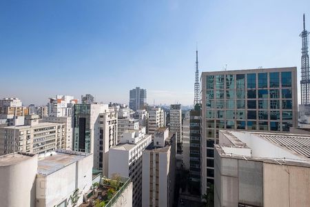 Sala/Quarto - Vista de kitnet/studio para alugar com 1 quarto, 41m² em Jardim Paulista, São Paulo