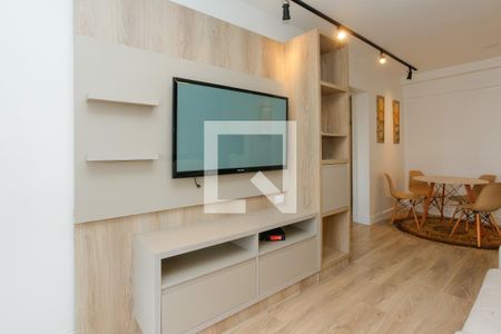 Sala de apartamento para alugar com 1 quarto, 53m² em Petrópolis, Porto Alegre