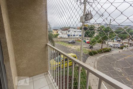 Varanda da Sala de apartamento à venda com 2 quartos, 56m² em Taquara, Rio de Janeiro