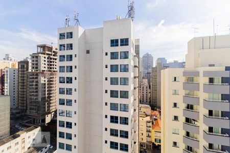 Vista do Quarto de apartamento para alugar com 1 quarto, 29m² em Bela Vista, São Paulo