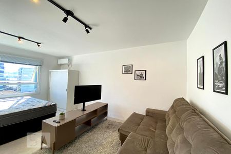 Sala de Estar de kitnet/studio para alugar com 1 quarto, 26m² em Rio Branco, Novo Hamburgo