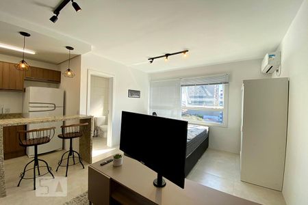 Sala de Estar de kitnet/studio para alugar com 1 quarto, 26m² em Rio Branco, Novo Hamburgo