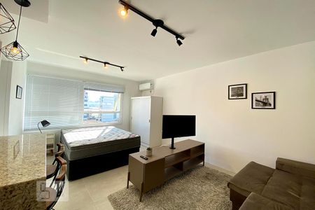 Sala de Estar de kitnet/studio para alugar com 1 quarto, 26m² em Rio Branco, Novo Hamburgo