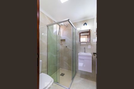 Banheiro de kitnet/studio à venda com 1 quarto, 32m² em Centro, Campinas