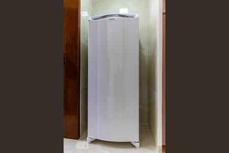 Studio à venda com 32m², 1 quarto e sem vaga Studio à venda com 32m², 1 quarto e sem vagaHall da cozinha - Geladeira