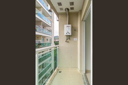 Varanda da Sala de apartamento para alugar com 1 quarto, 45m² em Taquara, Rio de Janeiro