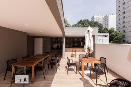 Studio à venda com 26m², 1 quarto e sem vagaÁrea comum - Churrasqueira/Forno