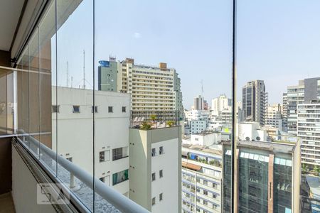 Varanda da Sala de apartamento à venda com 2 quartos, 80m² em Bela Vista, São Paulo