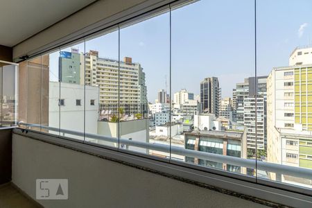 Varanda da Sala de apartamento à venda com 2 quartos, 80m² em Bela Vista, São Paulo