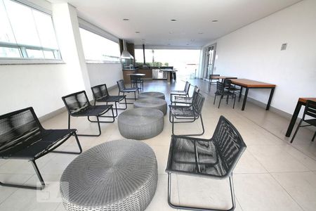 Apartamento à venda com 34m², 1 quarto e 1 vagaEspaço Gourmet - Churrasqueira