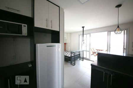 Apartamento à venda com 34m², 1 quarto e 1 vagaCozinha - Sala