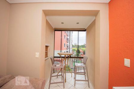 Varanda com Churrasqueira  de apartamento para alugar com 3 quartos, 63m² em Sarandi, Porto Alegre