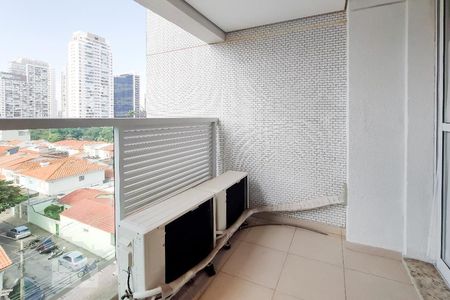Varanda de apartamento para alugar com 1 quarto, 60m² em Brooklin, São Paulo