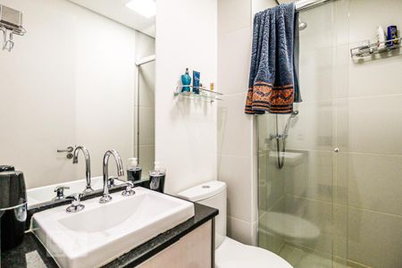 Studio para alugar com 26m², 1 quarto e 1 vaga Studio para alugar com 26m², 1 quarto e 1 vagaBanheiro