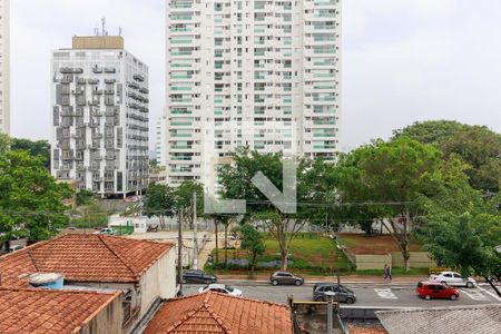 Sala - Vista de apartamento para alugar com 1 quarto, 40m² em Santo Amaro, São Paulo