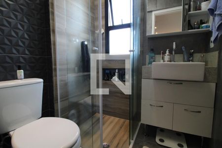 Banheiro de apartamento à venda com 1 quarto, 35m² em Campo Belo, São Paulo