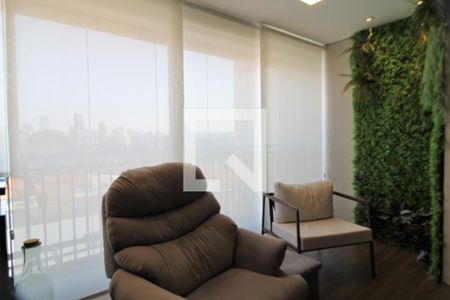 Varanda de apartamento à venda com 1 quarto, 35m² em Campo Belo, São Paulo
