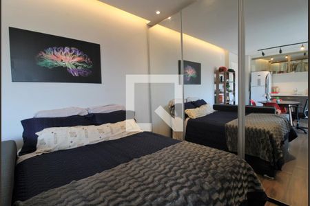 Quarto de apartamento à venda com 1 quarto, 35m² em Campo Belo, São Paulo