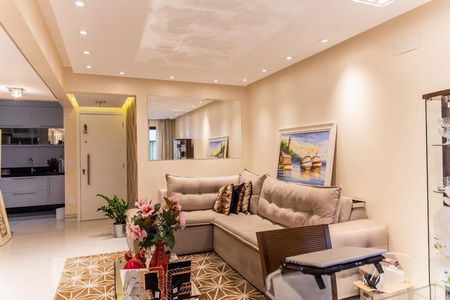 Sala de apartamento à venda com 2 quartos, 73m² em Jardim Bela Vista, Santo André