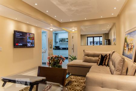 Sala de apartamento à venda com 2 quartos, 73m² em Jardim Bela Vista, Santo André