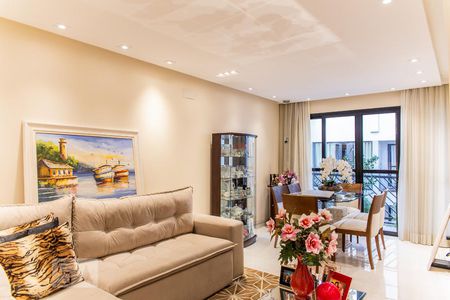 Sala de apartamento à venda com 2 quartos, 73m² em Jardim Bela Vista, Santo André