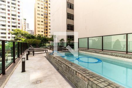 Apartamento à venda com 41m², 1 quarto e 1 vagaPiscina