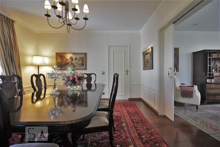 Sala de jantar de apartamento à venda com 4 quartos, 418m² em Real Parque, São Paulo