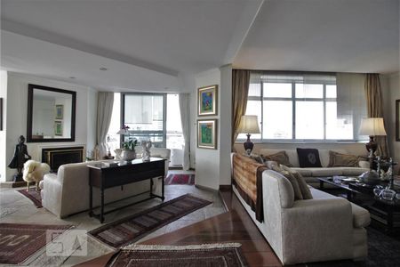 Sala de apartamento à venda com 4 quartos, 418m² em Real Parque, São Paulo