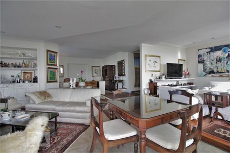 Sala de apartamento à venda com 4 quartos, 418m² em Real Parque, São Paulo