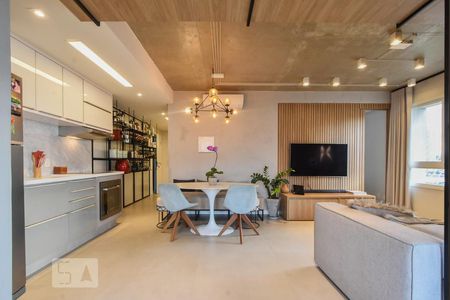 Sala de apartamento para alugar com 1 quarto, 67m² em Cidade Monções, São Paulo