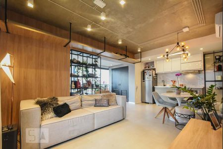 Sala de Estar de apartamento para alugar com 1 quarto, 67m² em Cidade Monções, São Paulo
