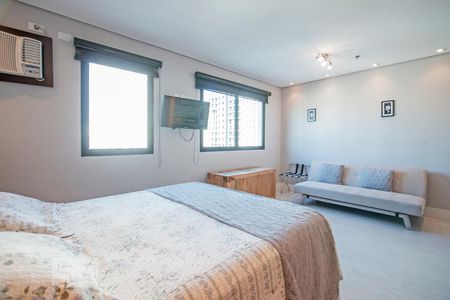 Quarto e Sala de apartamento à venda com 1 quarto, 28m² em Chácara Santo Antônio (zona Sul), São Paulo