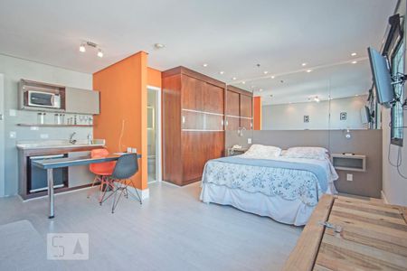 Sala/Cozinha de apartamento à venda com 1 quarto, 28m² em Chácara Santo Antônio (zona Sul), São Paulo