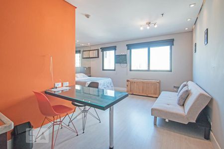 Sala/Cozinha de apartamento à venda com 1 quarto, 28m² em Chácara Santo Antônio (zona Sul), São Paulo